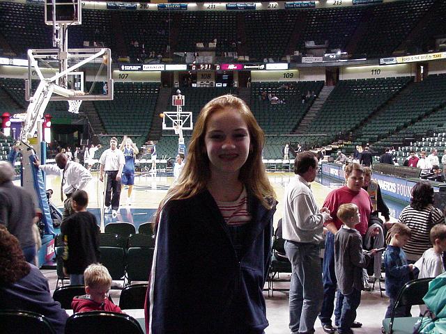 Gretchen Williams before the game.JPG